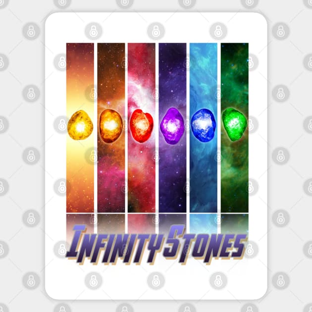 Infinity Stones Sticker by edbertguinto